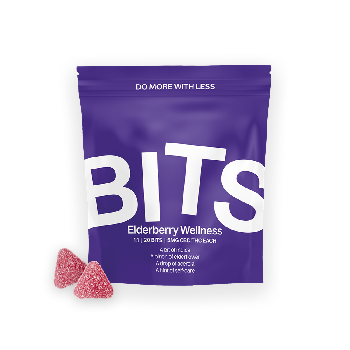 Photograph of product: BITS  |  Elderberry Wellness  |  [20pk x 5mg]  | Edibles | Soft Lozenges