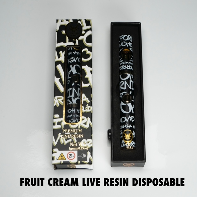 Photograph of product: California Honey | Fruit Cream | Live Resin | 1G | AIO