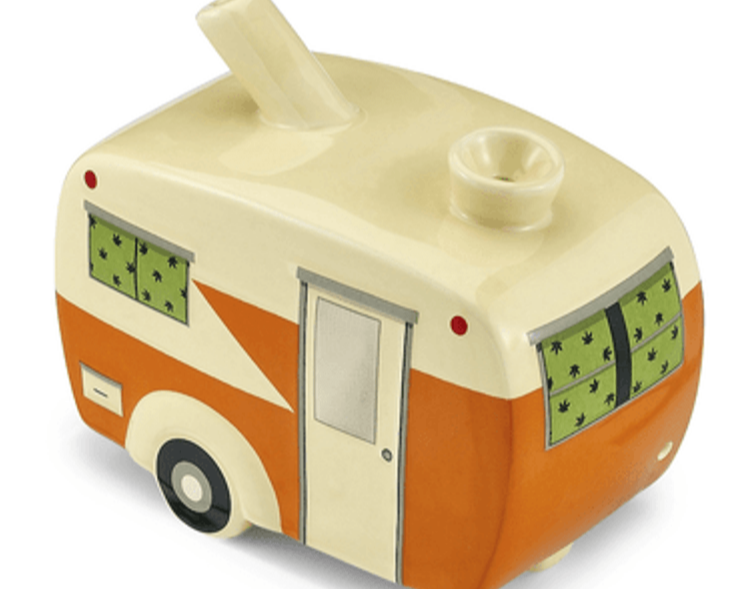 Photograph of product: Camper Pipe | Colorful Happy Camper Design