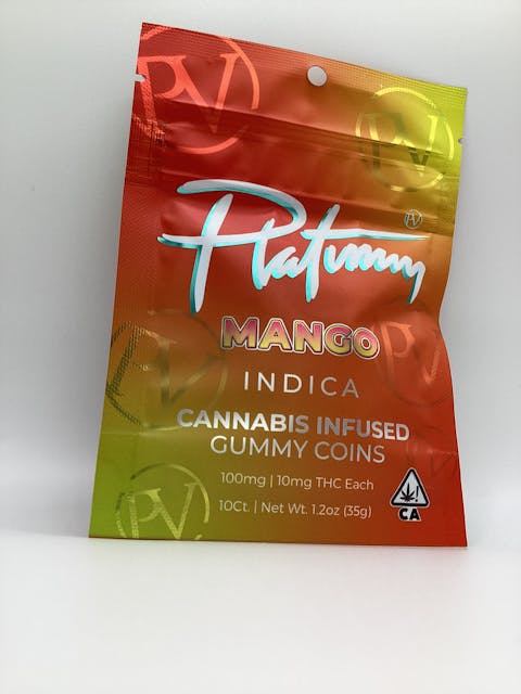 Photograph of product: Mango - 100mg - Gummy - 