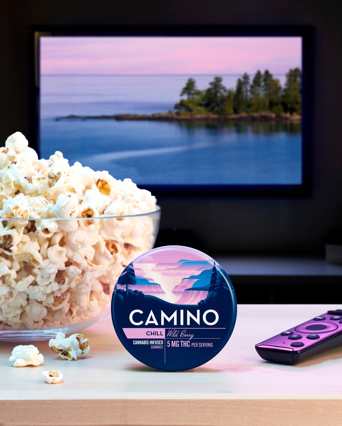 Photograph of product: Camino - Wild Berry - 100mg THC Gummy