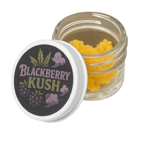 Photograph of product: Green Co Ventures | Blackberry Kush | 14G Live Resin