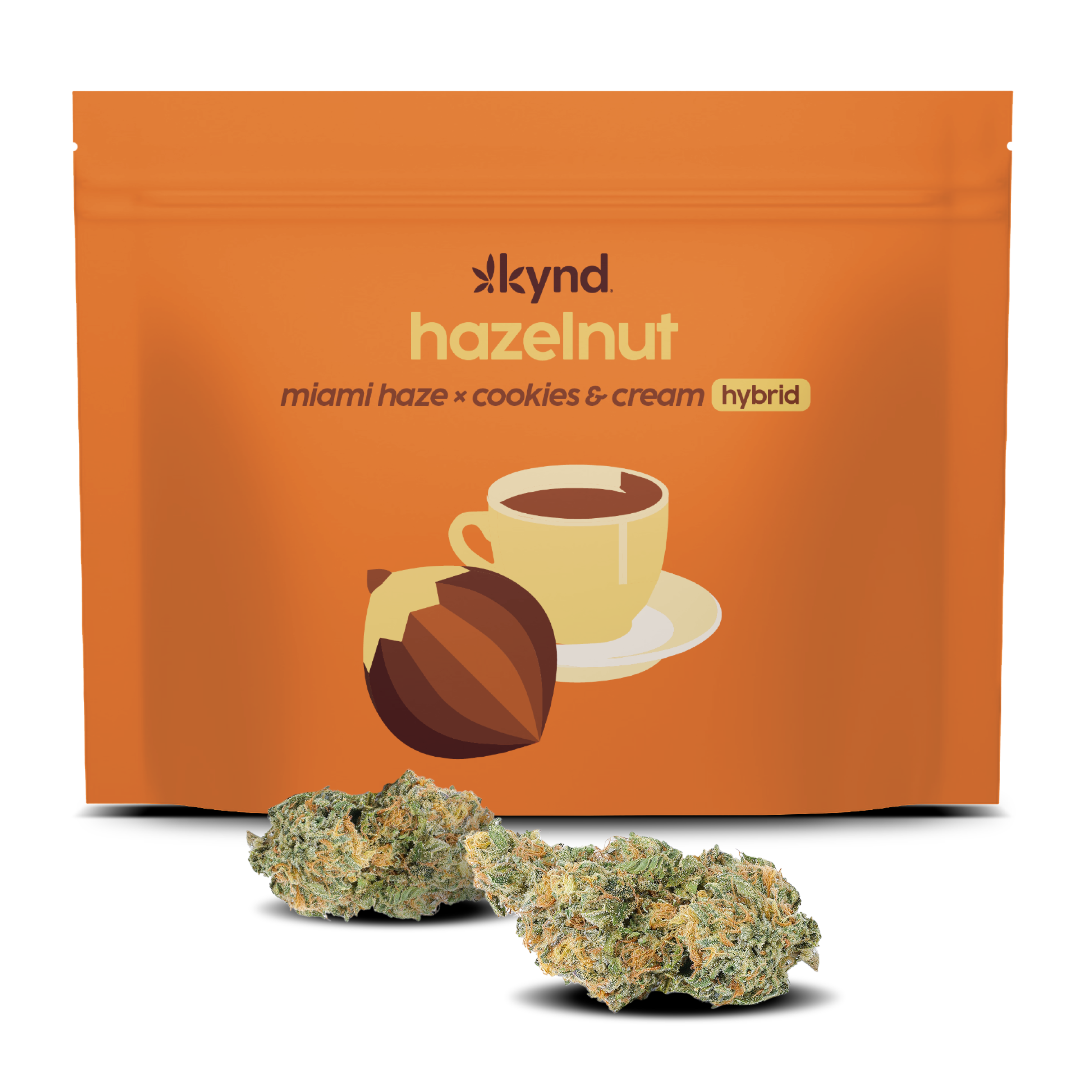 Photograph of product: Kynd Hazelnut (S) Flower 3.5g (MED)