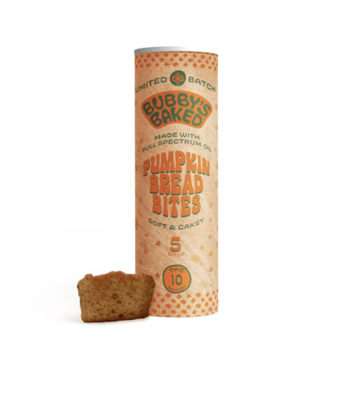 Photograph of product: Pumpkin Bread Bites | 10mg 5pk