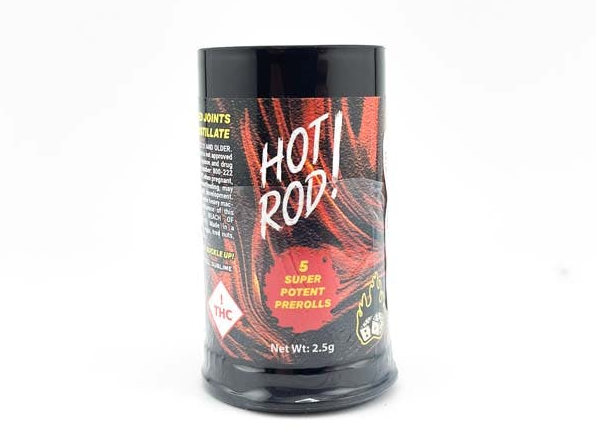 Photograph of product: Forbidden Guava 5 Pack Infused Pre-Rolls | 2.5g | Hot Rod