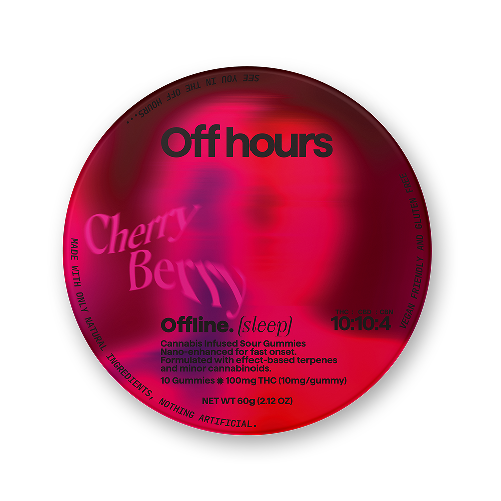 Photograph of product: Cherry Berry Off Hours | Gummies | 10 ct
