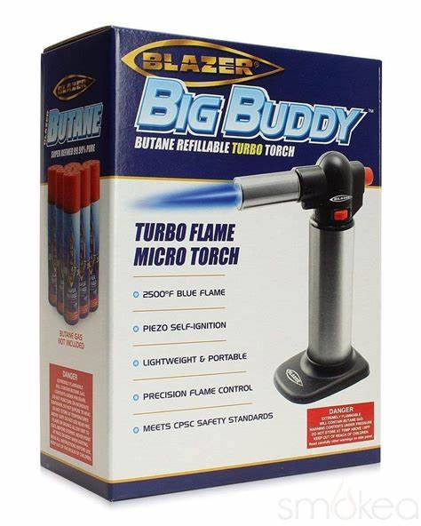 Photograph of product: Blazer | Big Buddy - | Butane Torch | 7" | Stainless Steel