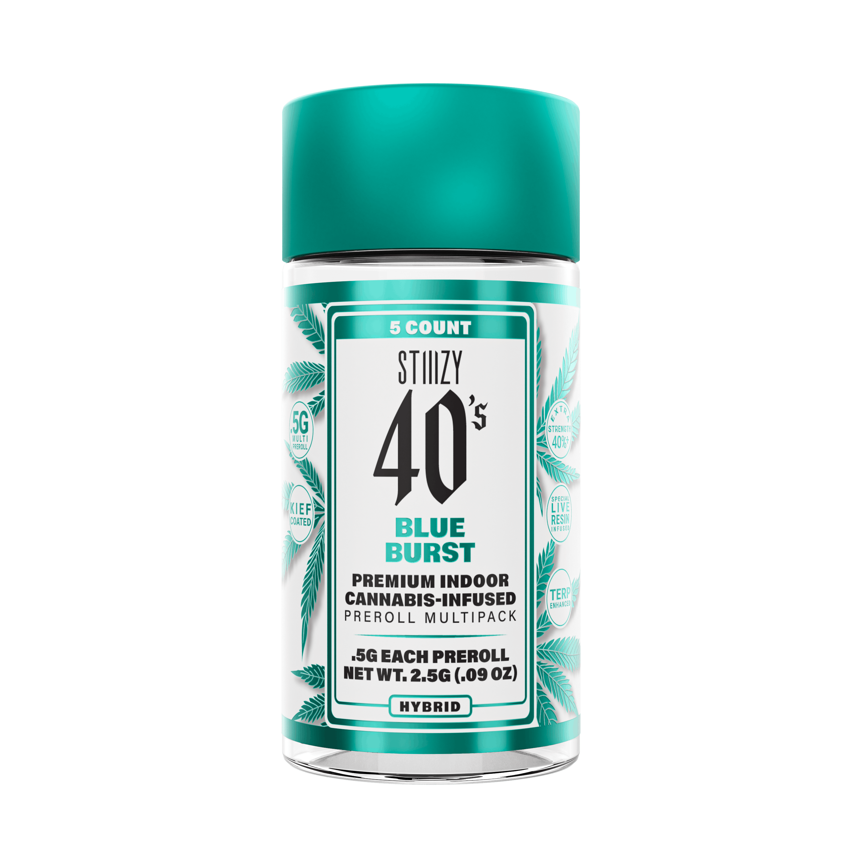 Photograph of product: Blue Burst - TH-oui Infused 5 Pre Roll Pack