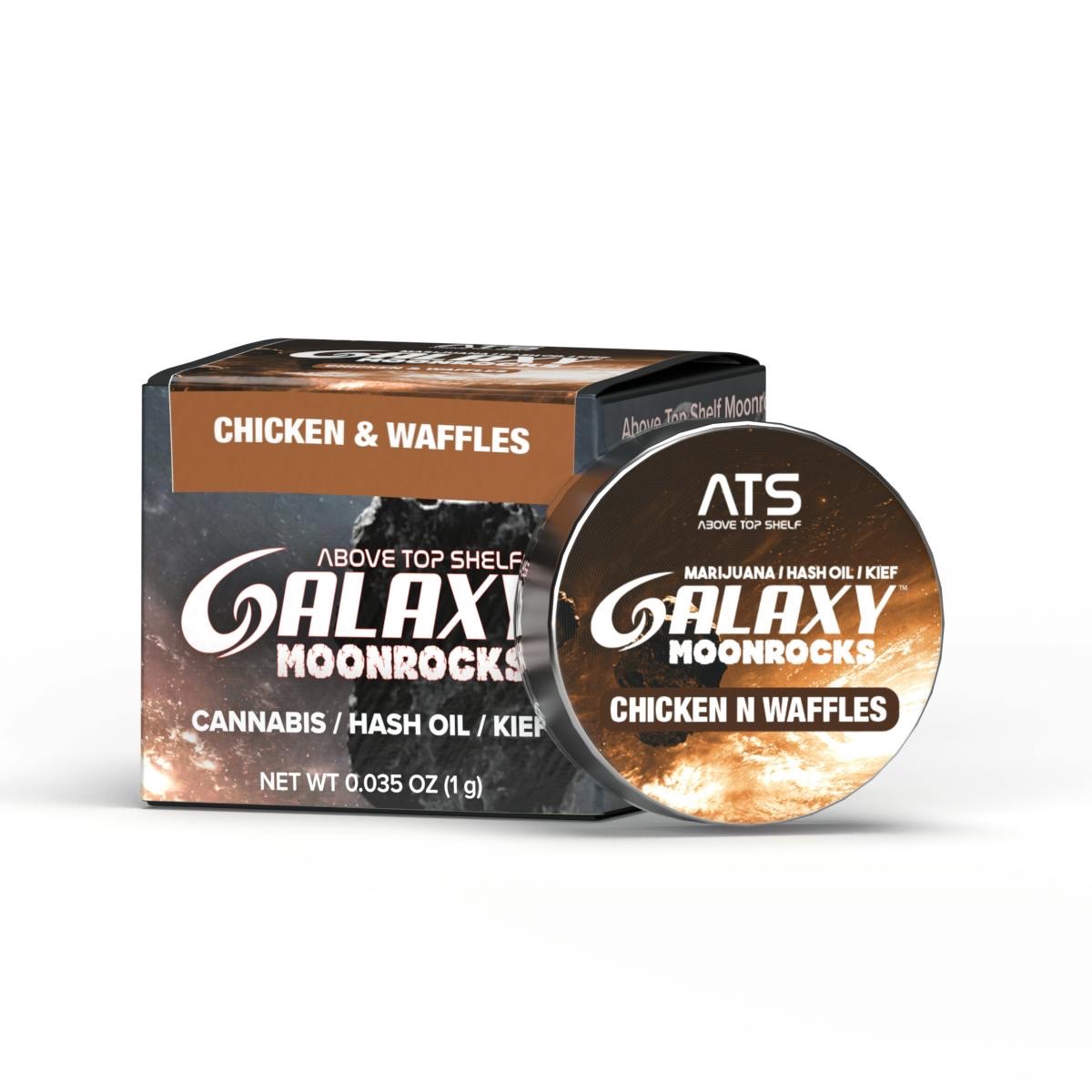 Photograph of product: GALAXY: CHICKEN & WAFFLES 1G MOONROCKS