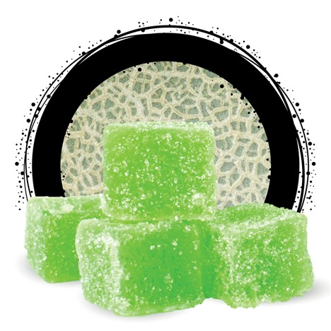Photograph of product: Ozone Melon (H) Gummies 10mg 10pk