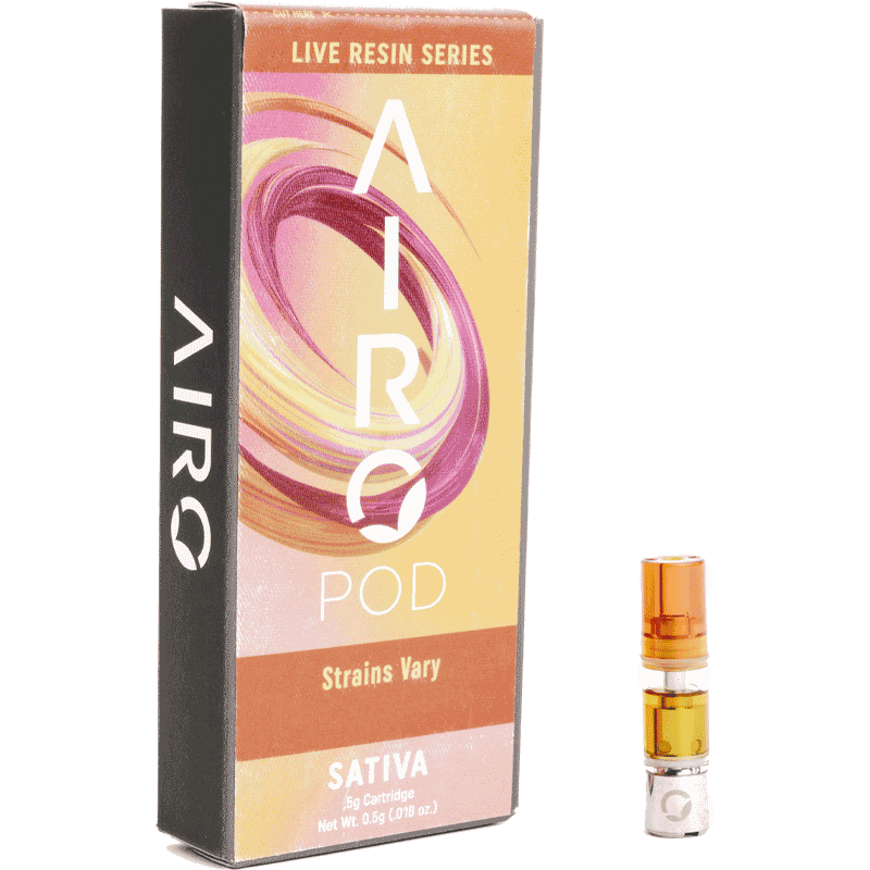Photograph of product: AiroPro - 1000mg Live Resin Cartridge (S) - - Lemon Cherry Belts