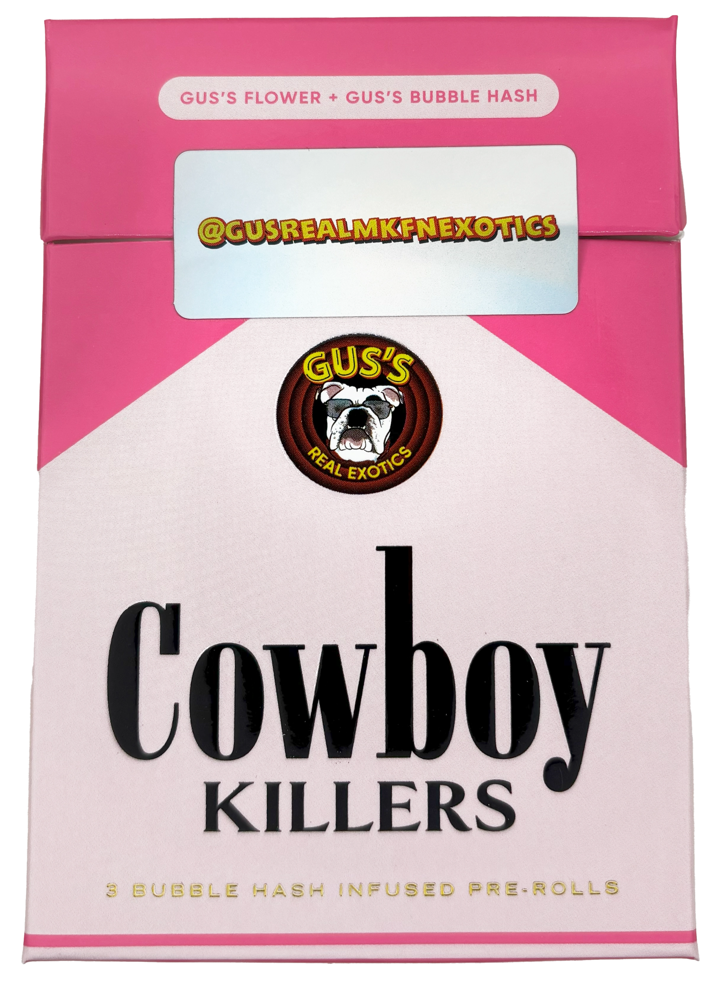 Photograph of product: Gus's Real Exotics | Zoot Rollups | Bubble au chocolat Infused Pre-Roll | 3-Pack