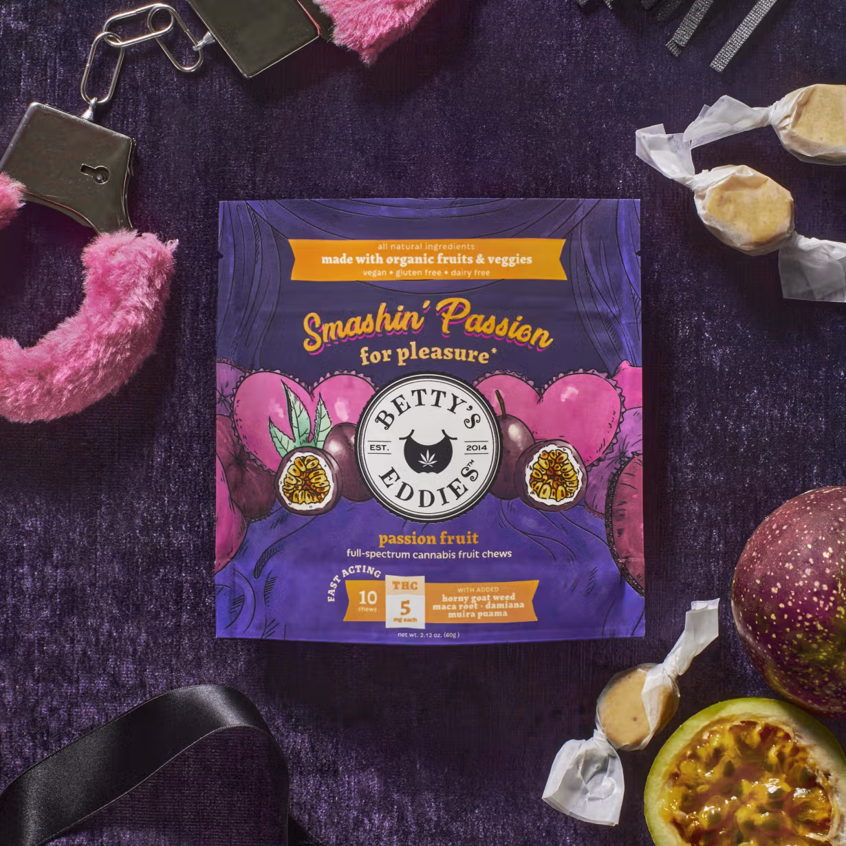 Photograph of product: Passion Fruit | Fruit Chews | 50mg