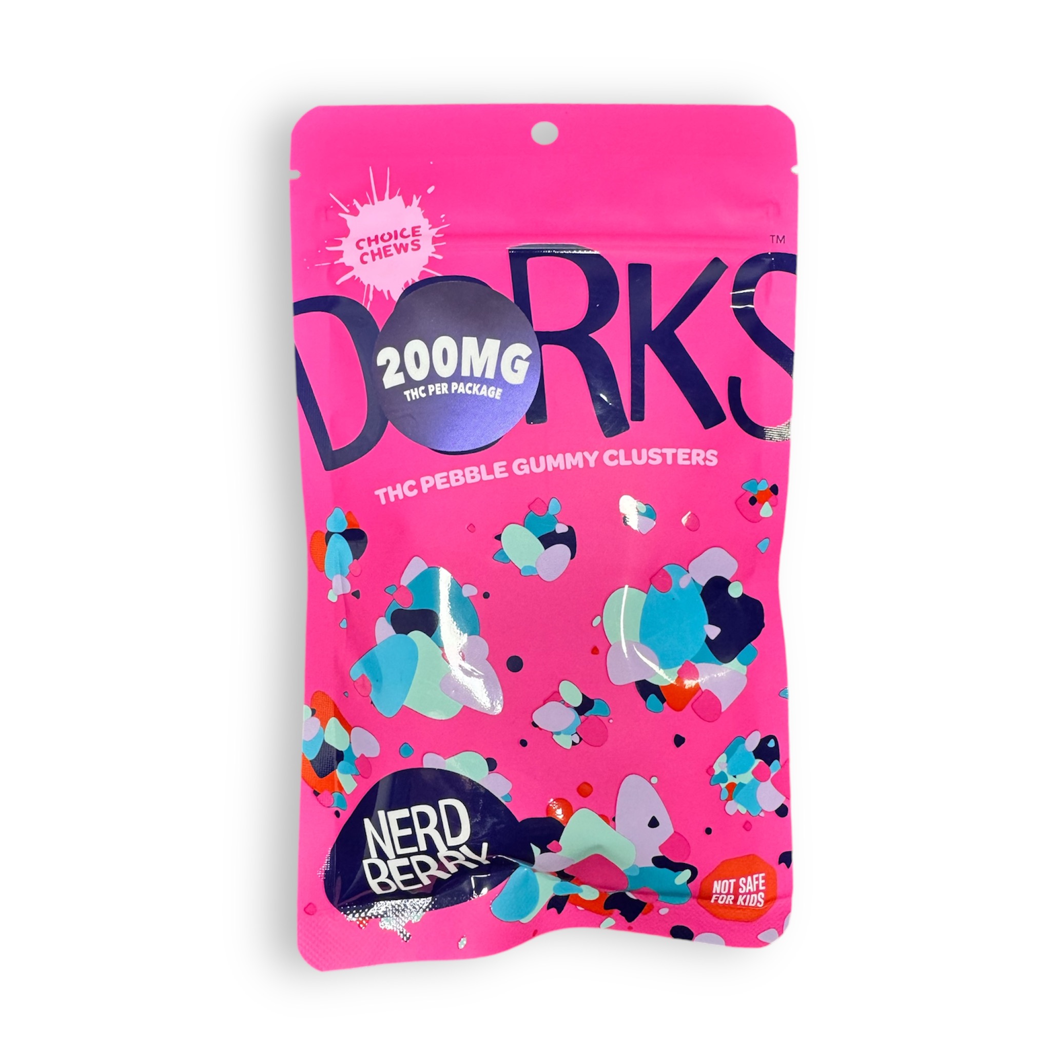 Photograph of product: Choice - 200mg Dorks - Nerd Berry