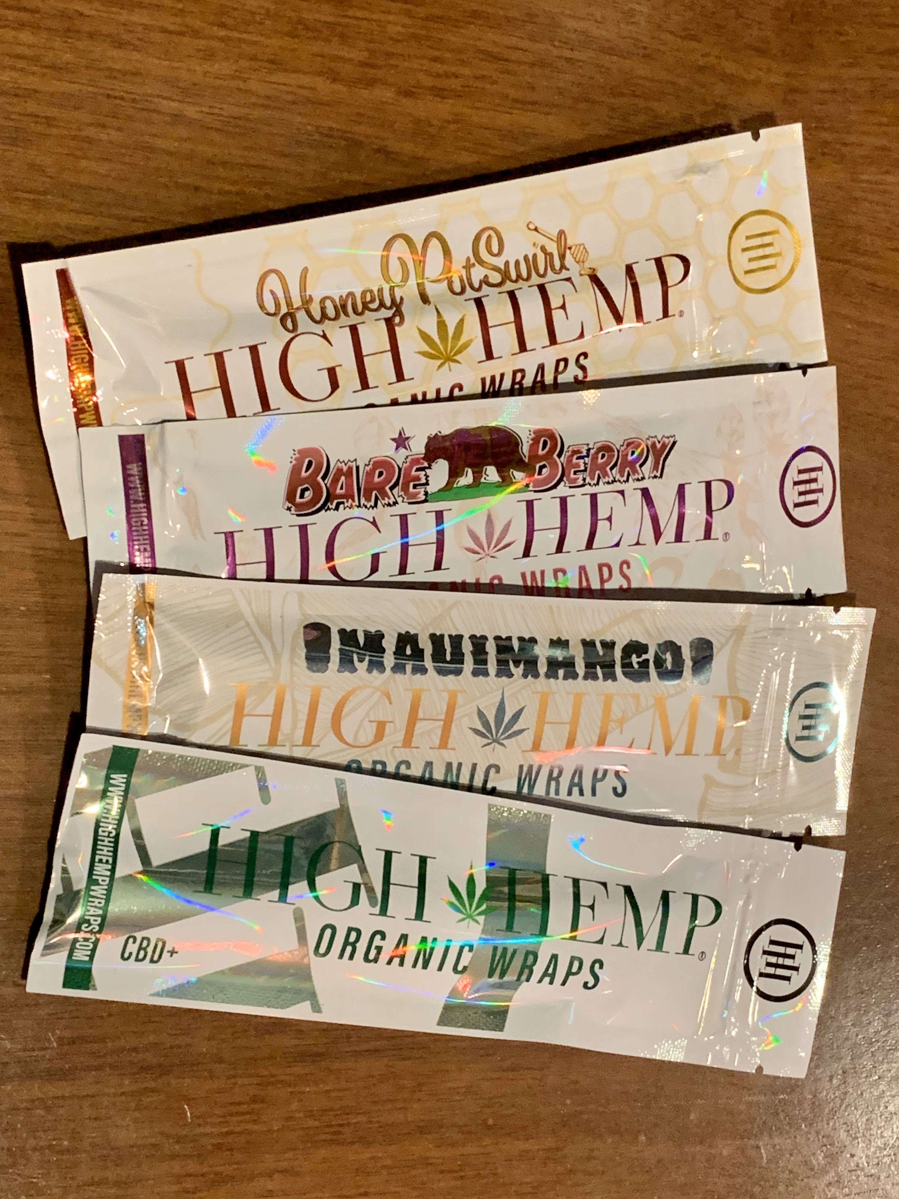 Photograph of product: High Hemp Wraps - Original PP-08