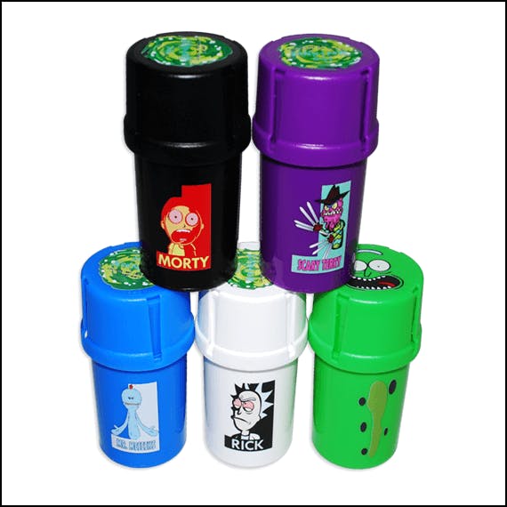 Photograph of product: Medtainers 20 Dram - Rick & Morty