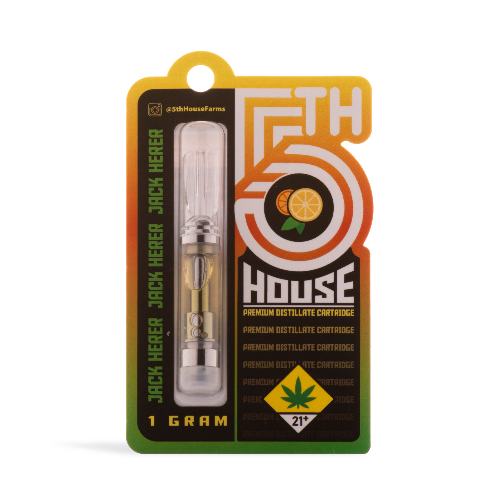 Photograph of product: Jack Herer Premium Distillate Cartridge | 1g
