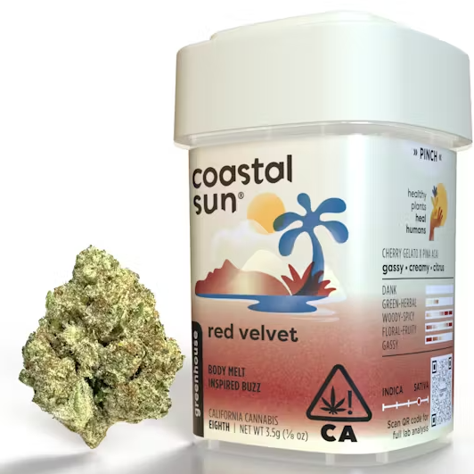 Photograph of product: Red Velvet (Si) 3.5g 8th - Coastal Sun