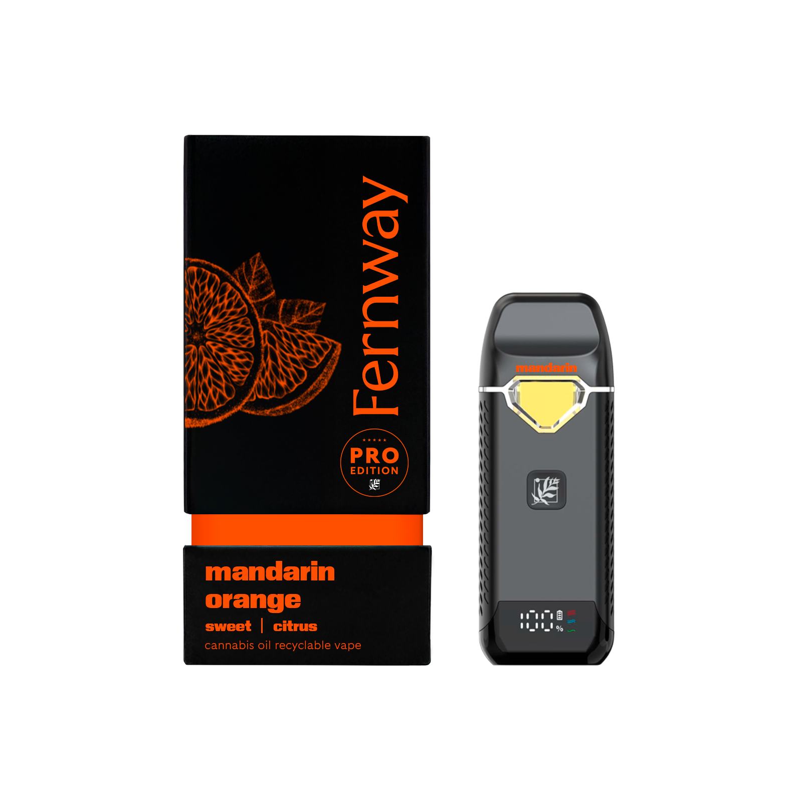 Photograph of product: FERN Oui'd AIO Traveler Pro - Mandarin Orange 2g