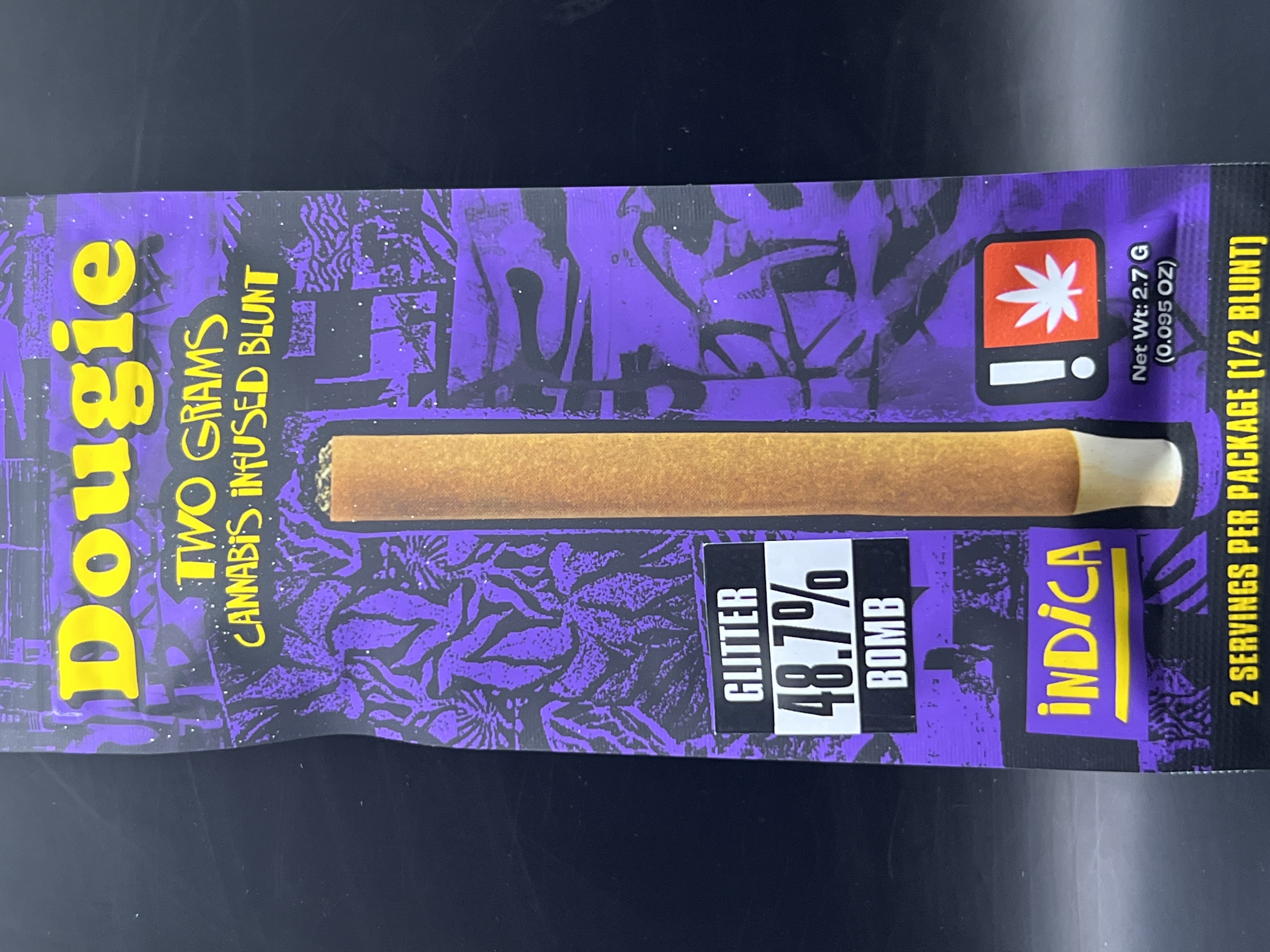 Photograph of product: Dougie Glitter Bomb Infused Blunt