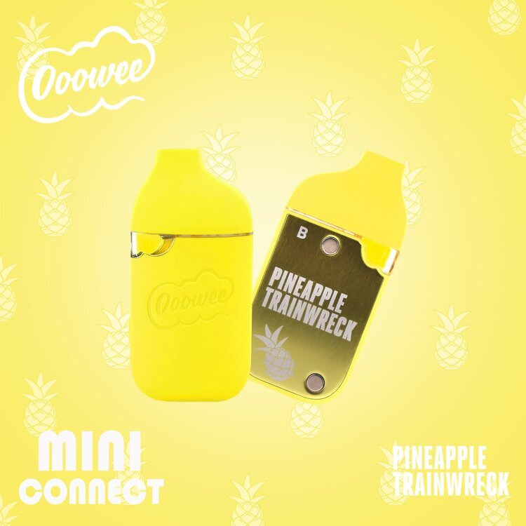 Photograph of product: Ooowee Mini B: Pineapple Trainwreck - Disposable Cartridge