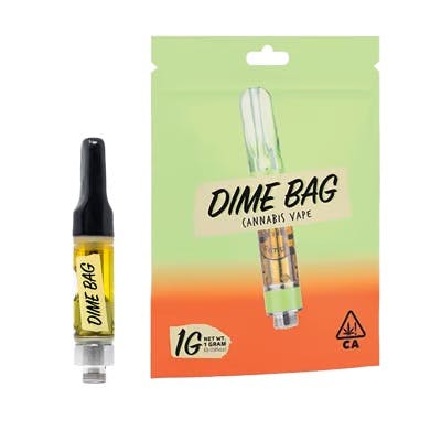 Photograph of product: Bubba Gum | Dime Bag Vape Cartridge [1g] - 