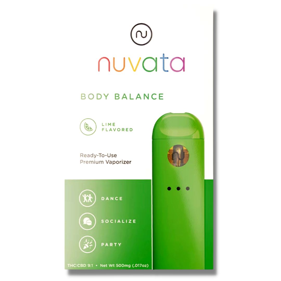 Photograph of product: Body Balance Lime 9:1 TH-oui/CBD Disposable