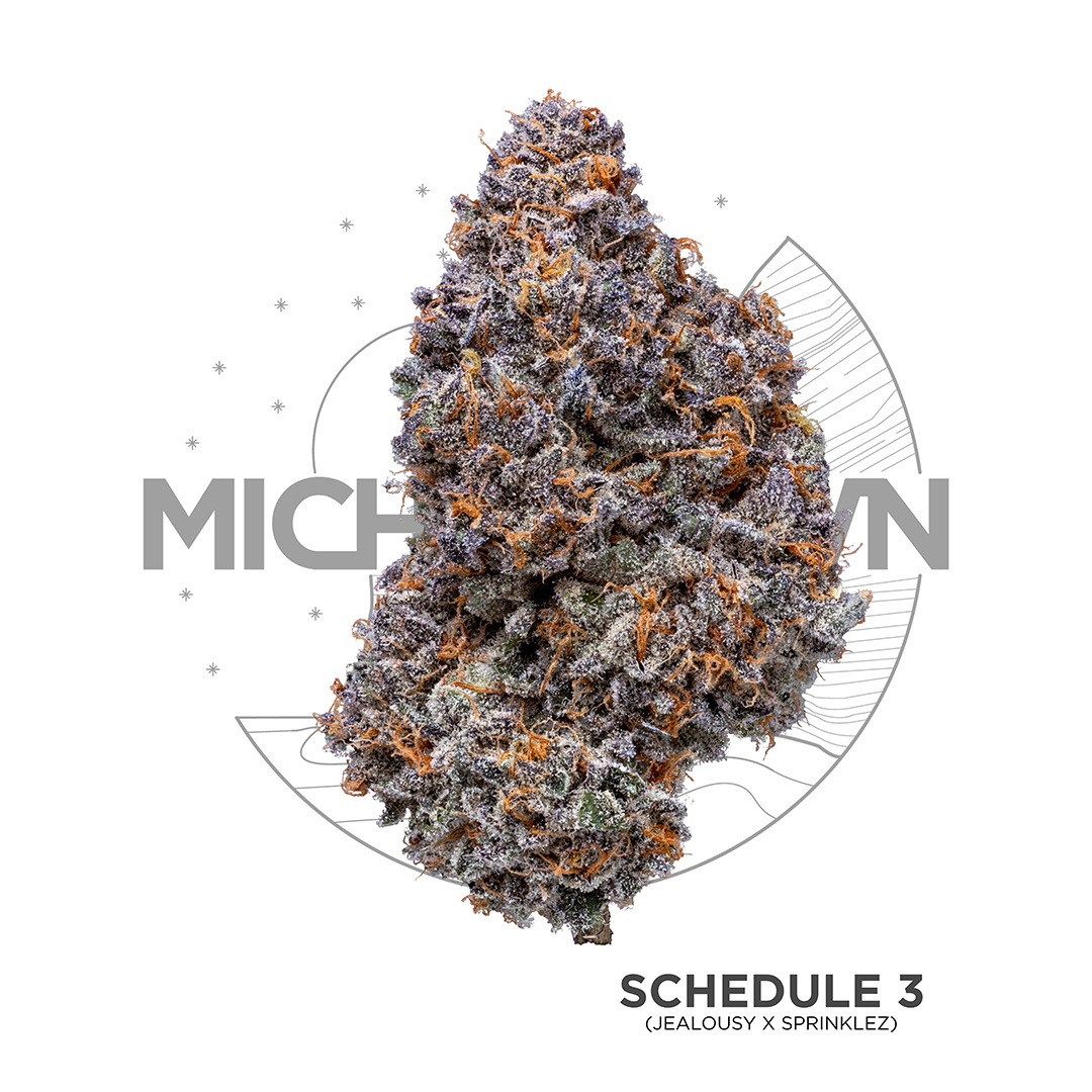Photograph of product: Michigrown - Schedule 3 3.5g