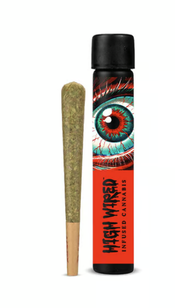 Photograph of product: HIGH WIRED BUTTERSTUFF 1PK INFUSED PRE-ROLL 1G