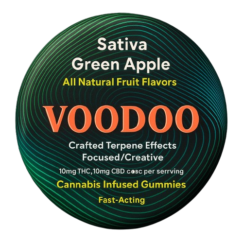 Photograph of product: Green Apple | 1:1 200mg Gummies