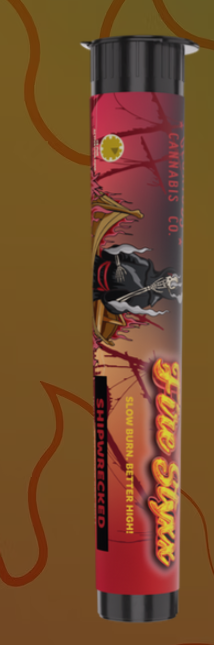 Photograph of Product: SIMPLER DAZE | ICC | Infused Preroll | Shipwrecked Fire Styxx