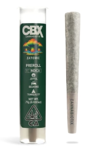 Photograph of product: CBX - Preroll - Zatomic - .75G