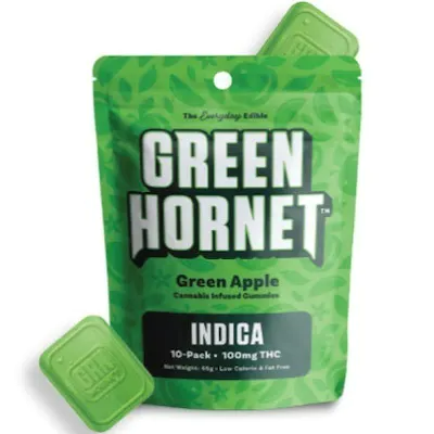 Photograph of product: Green Hornet - 100mg TH-oui/50mg TH-ouiv 2:1 - Mandarin Orange