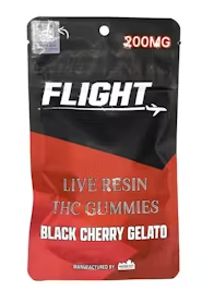 Photograph of product: Flight Black Cherry Gelato Live Resin 200mg