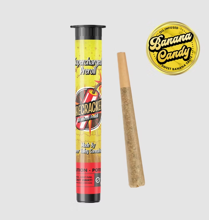 Photograph of product: Banana Candy | Firecracker Infused Pre-Roll