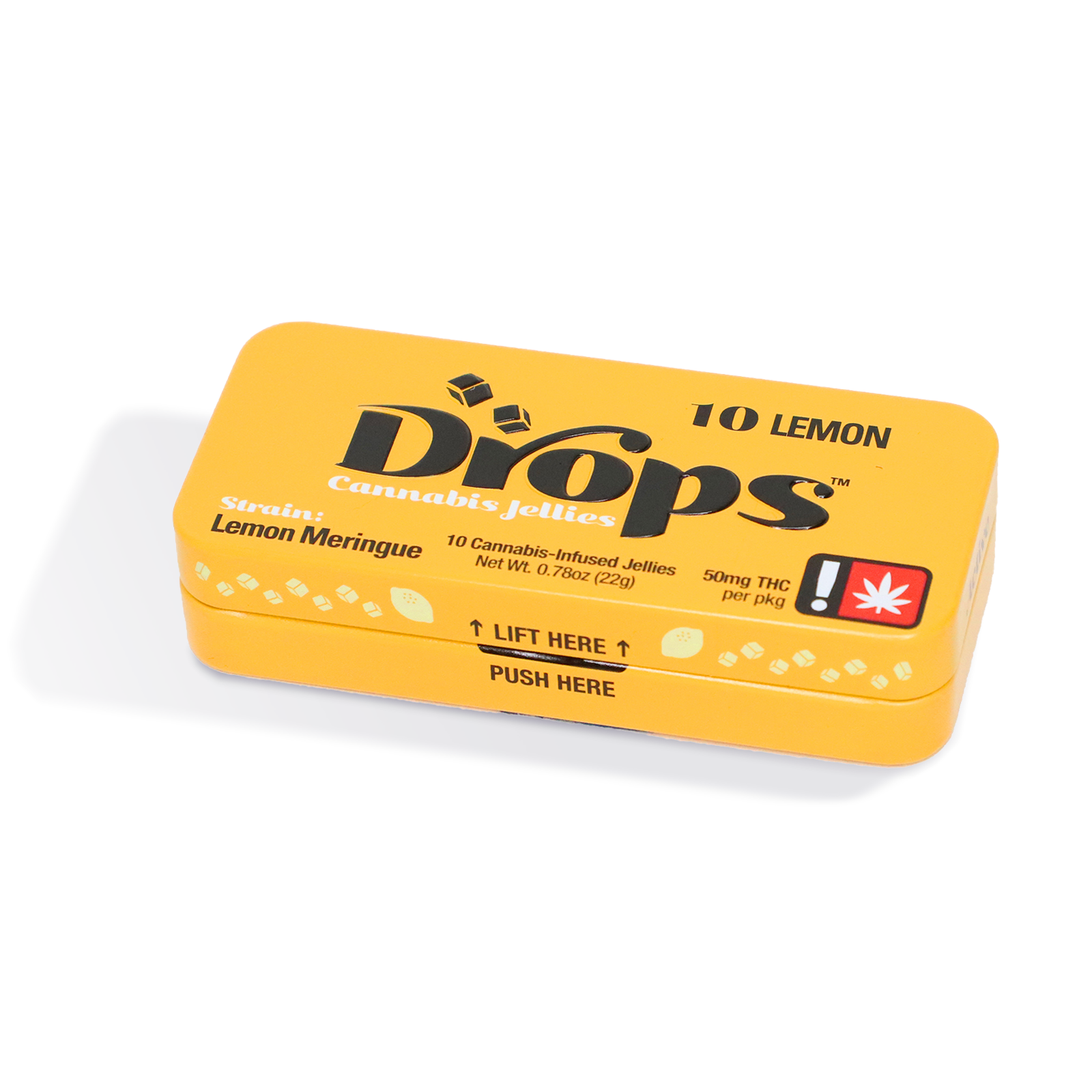 Photograph of product: Lemon Jellies 10-pack | 50mg