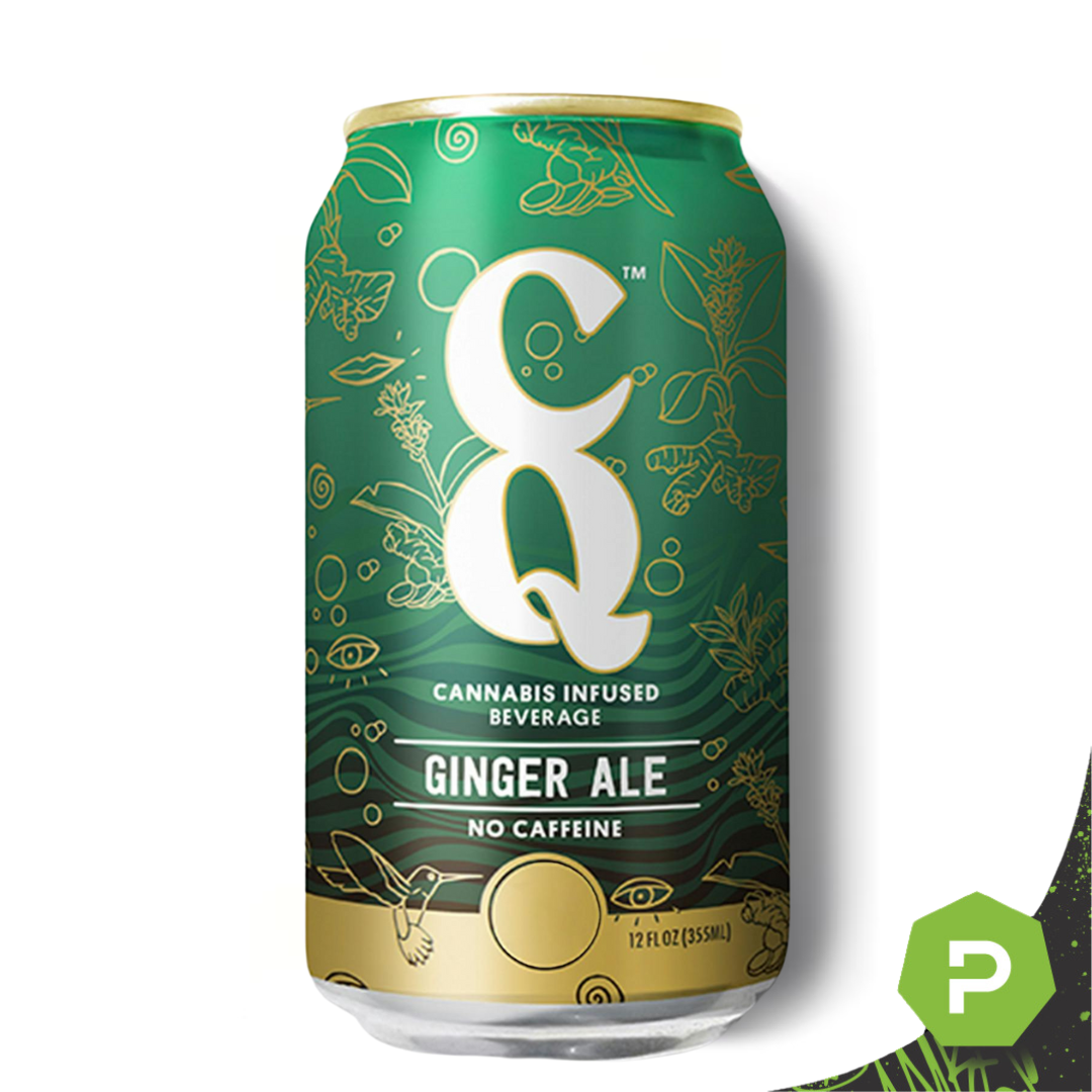Photograph of Product: CQ | 100mg Soda | Ginger Ale
