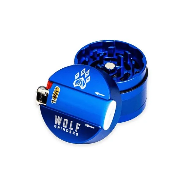 Photograph of product: Wolf Grinders 4 Piece Maxi Blue