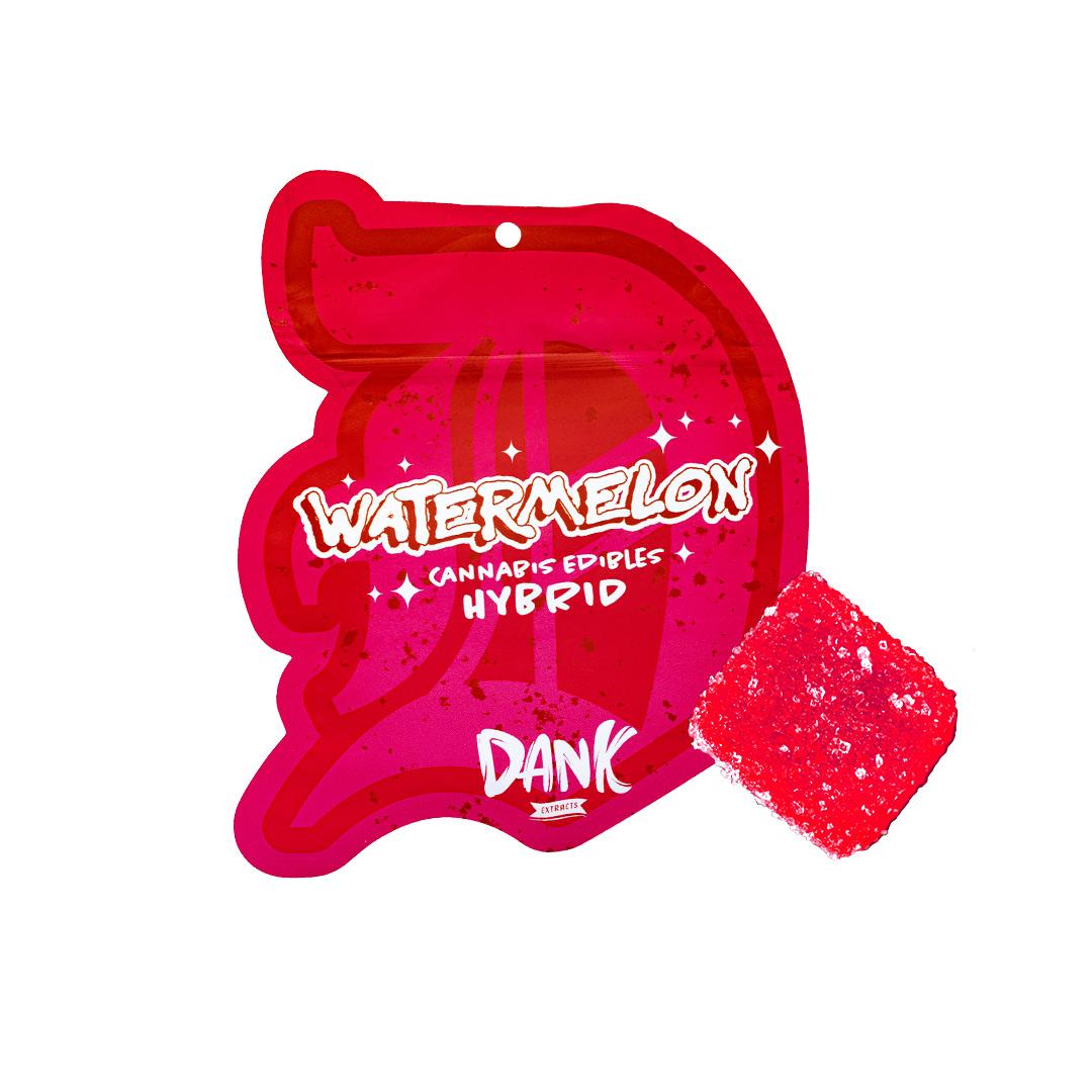Photograph of product: Dank Gummies 200mg Watermelon