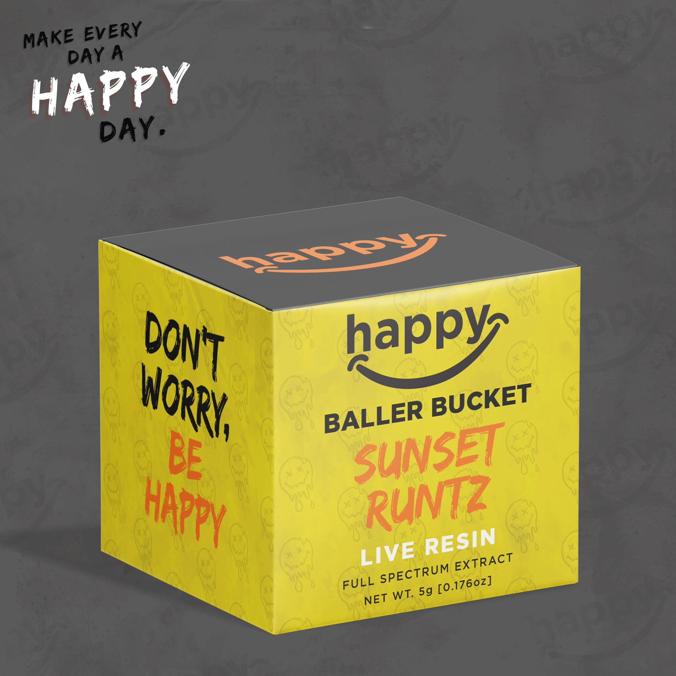 Photograph of product: Happy - Pineapple OG 5G Baller Bucket