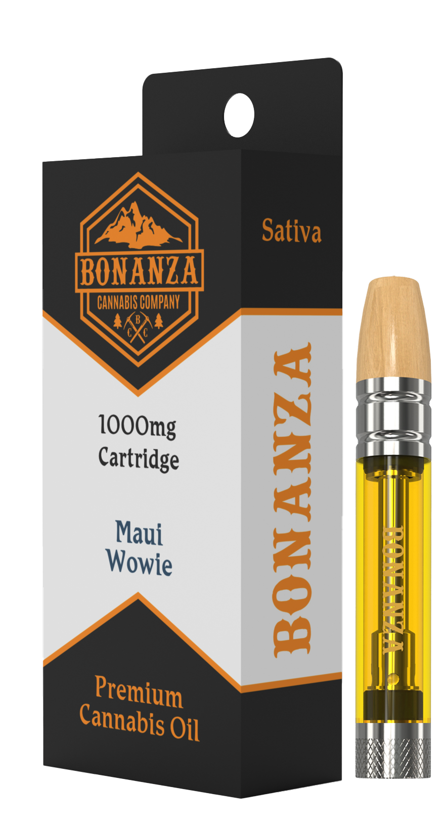 Photograph of product: Bonanza - Distillate Cartridge - Maui Wowie (S) (1.0g)