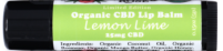 Photograph of product: Organic Lemon Lime Lip Balm | 25mg CBD