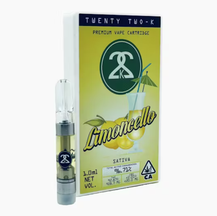 Photograph of product: 22K - 1g Cartridge - Limoncello