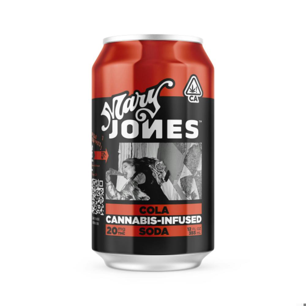 Photograph of product: Mary Jones Oui'd Co.- 20mg Cola Soda