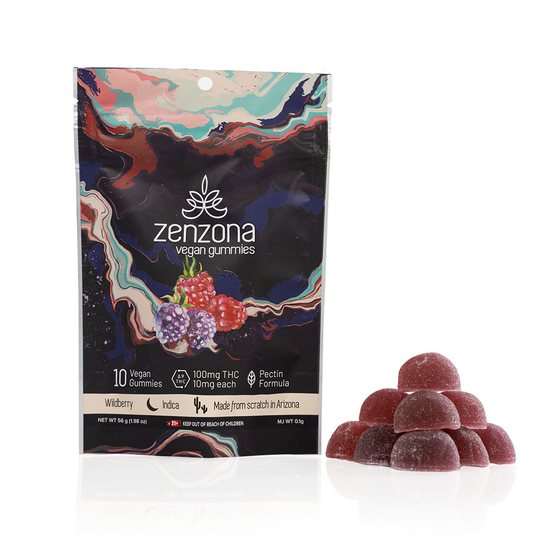 Photograph of product: zenzona Vegan Gummies Wildberry 100mg - Oui'd