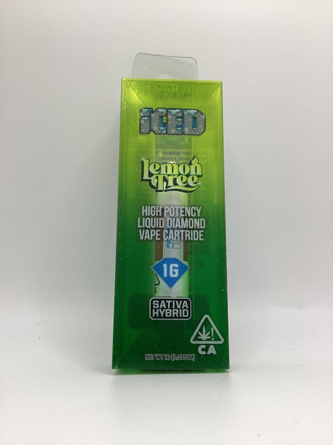 Photograph of Product: ICED - Lemon Tree - 1g - Cart - 