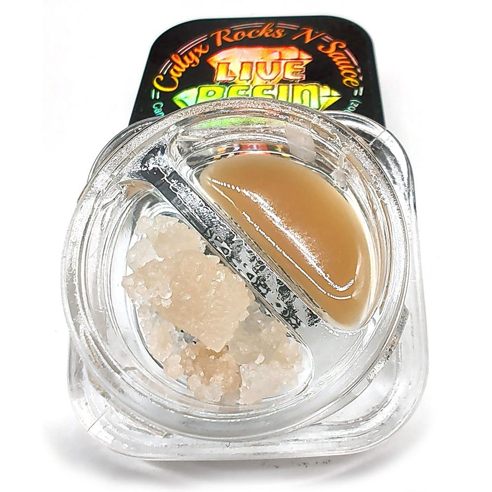 Photograph of product: Calyx Crafts 1g DANNY TROPICANNY YinYang Rocks N Sauce