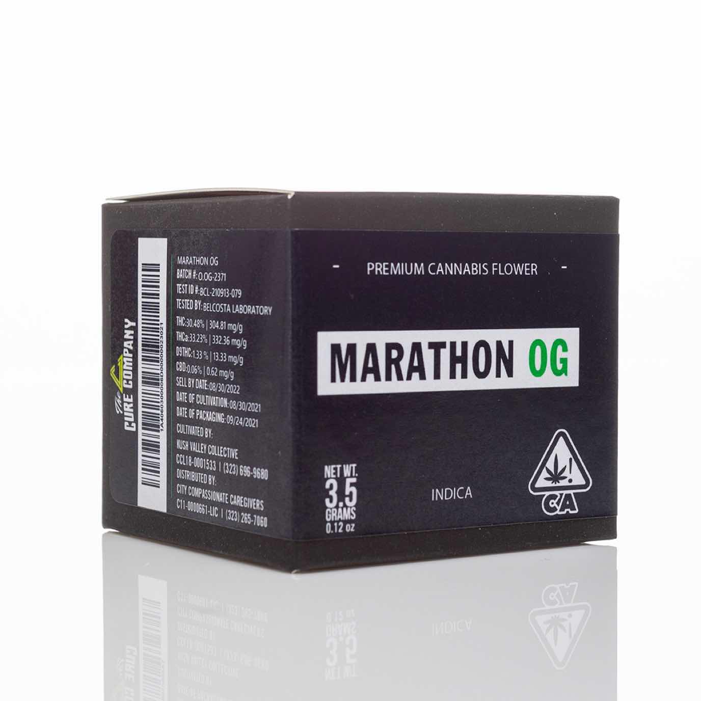 Photograph of product: THE CURE - 3.5G MARATHON OG