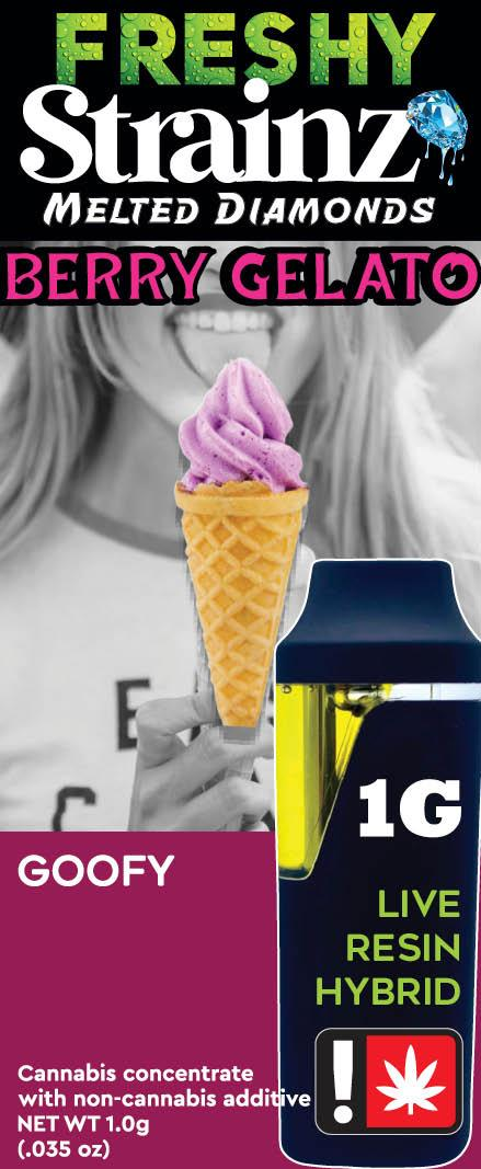 Photograph of product: Freshy Strainz 1g Disposable | Berry Gelato