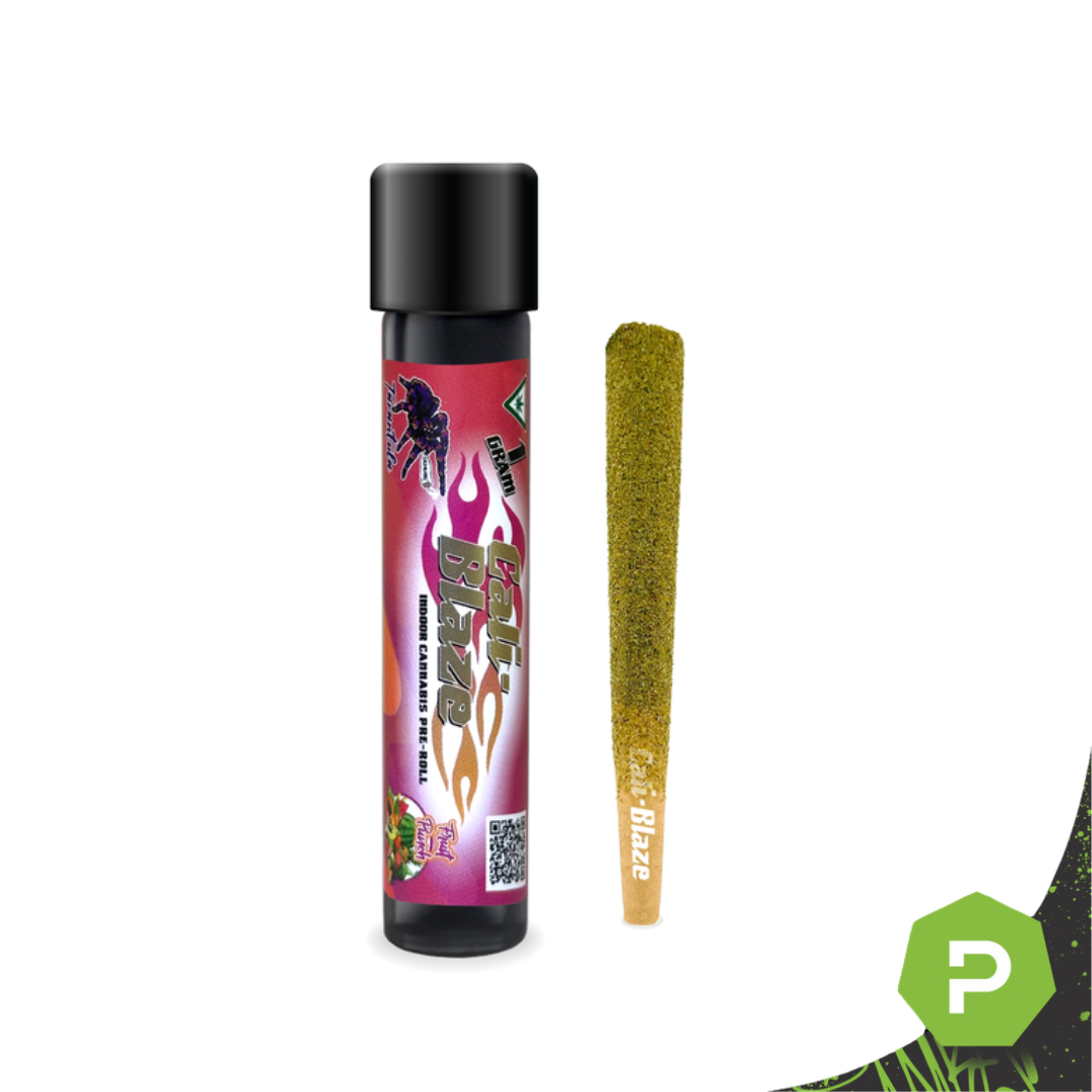 Photograph of product: Cali Blaze Tarantula Preroll | Fruit Punch